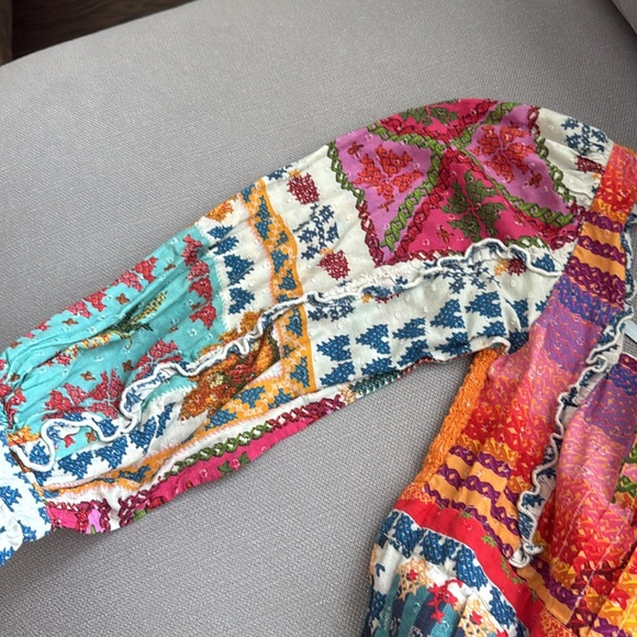 FARM Rio Colorful Patterned Blouse - Picture 9 of 13